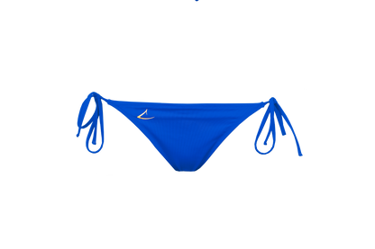 Blue adjustable and eco-friendly bikini bottom Aurora