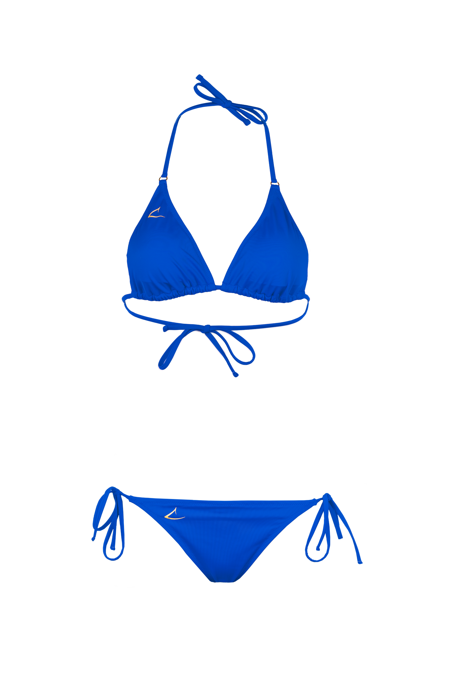 Blue adjustable and eco-friendly bikini bottom Aurora