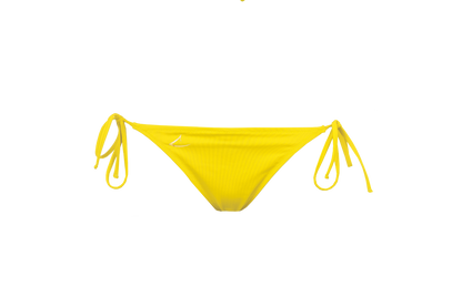 Yellow adjustable and eco-friendly bikini bottom Aurora