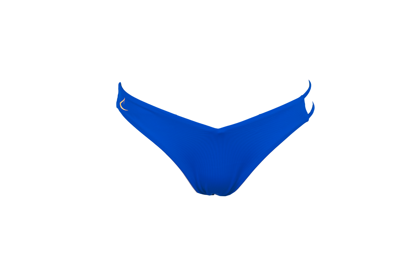 Bas de maillot de bain écologique bleu échancré Sofia