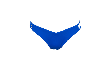 Blue eco-friendly V-shaped bikini bottom Sofia