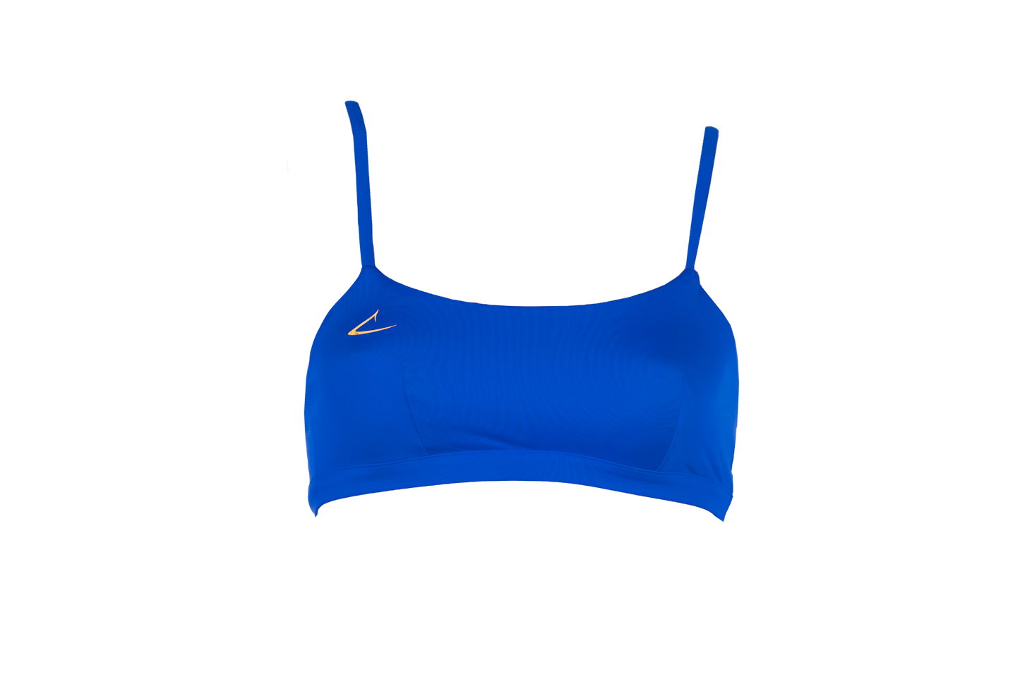 Blue eco-friendly and sporty bralette bikini top Sofia