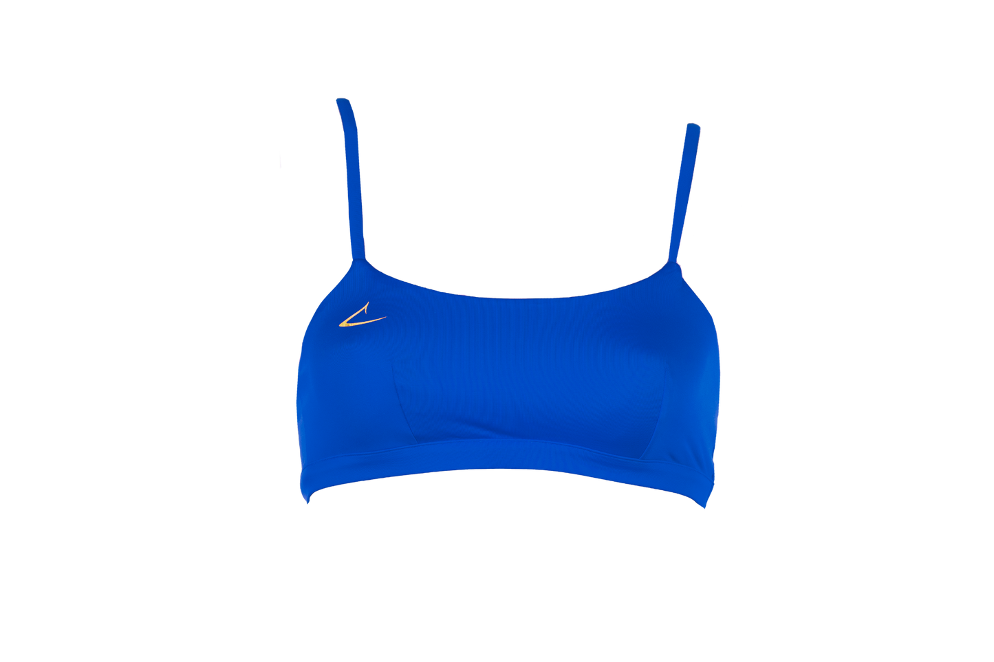 Blauwe ecologische en sportieve bralette bikinitop Sofia