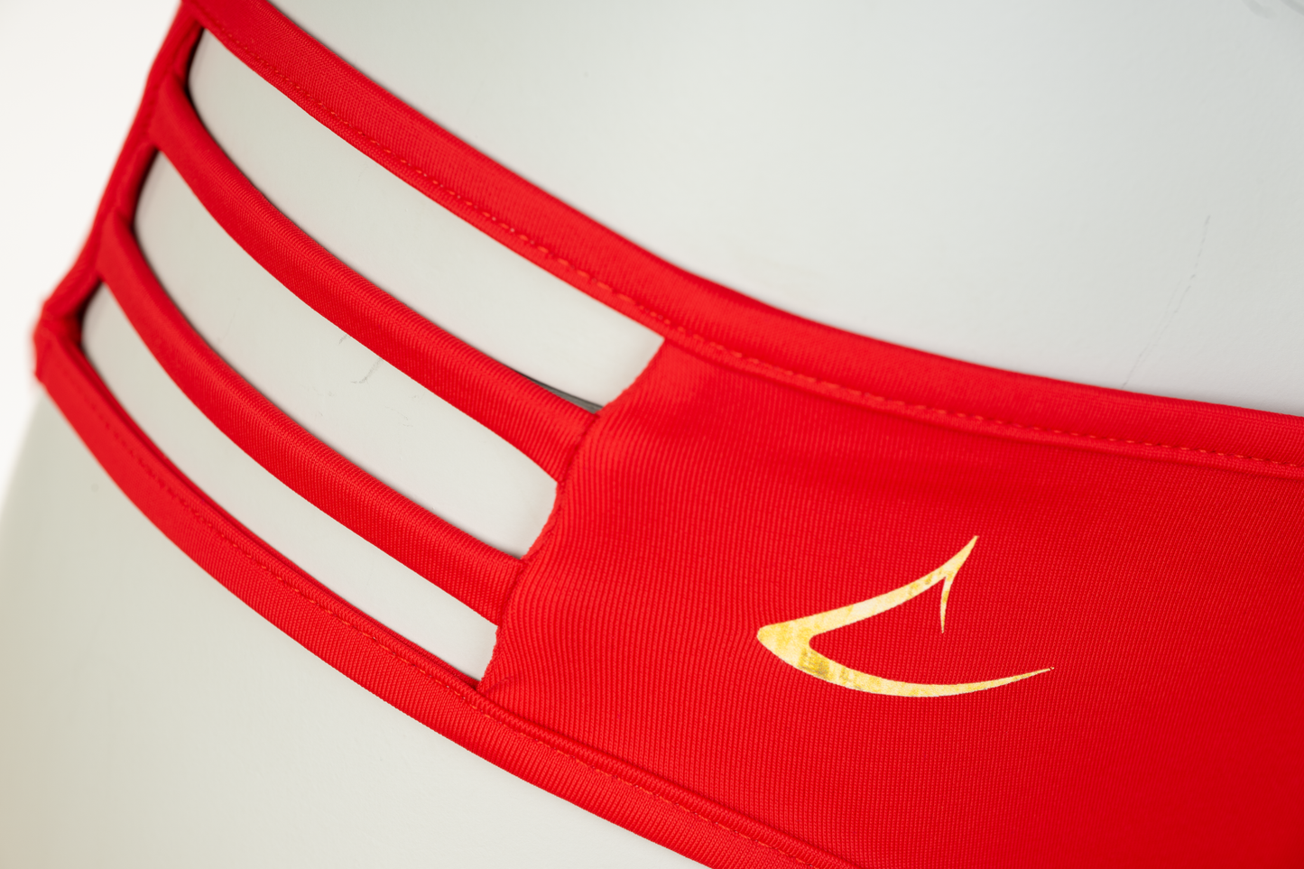 Red eco-friendly luxury bikini set Vittoria